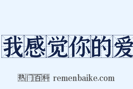 我感觉你的爱是什么意思的图片
